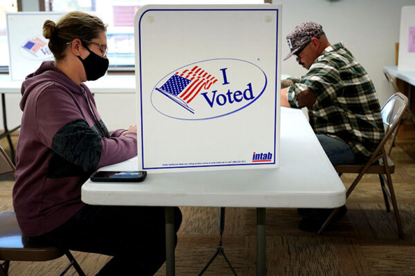 Voters across the country cast their ballots on Election Day