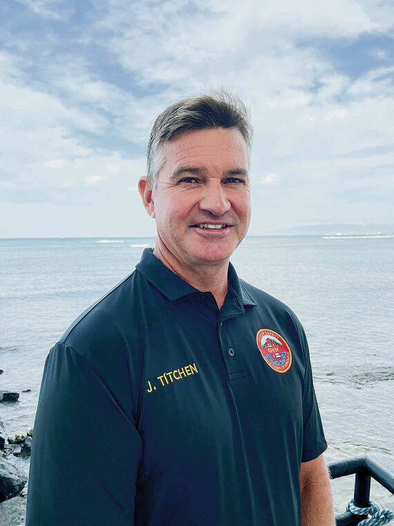 COURTESY PHOTO
                                <strong>John Titchen: </strong>
                                <em>The former Ocean Safety chief is now employed by FEMA </em>