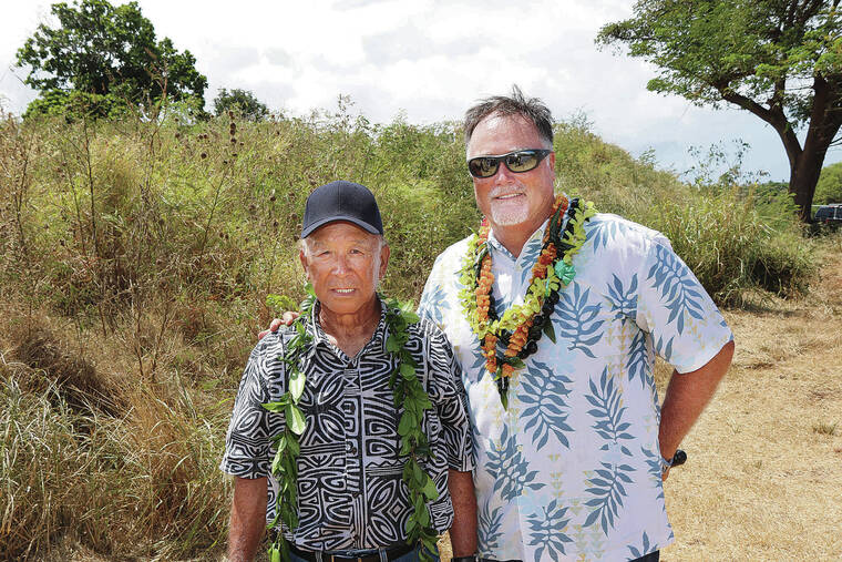 Howie Kihune Sr. (left) and Howie Kihune Jr.