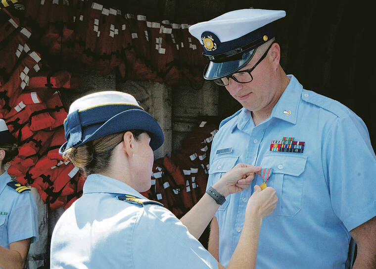 PETTY OFFICER 1ST CLASS JORDAN AKIYAMA / U.S. COAST GUARD
                                Petty Officer 2nd Class Joshua Marzilli, a boatswains mate aboard the U.S. Coast Guard Cutter Harriet Lane, received the Coast Guard Medal in September for his actions during the 2023 Lahaina wildfire. The Coast Guard Medal is the highest honor for noncombat operations a Coast Guard member can receive.