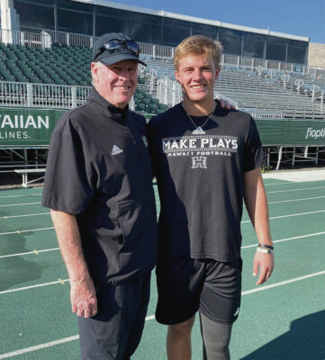 Hawaii QB coach Morrison will retire after 52 seasons