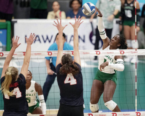 Rainbow Wahine volleyball sweeps Long Beach State