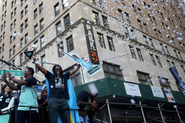 Liberty takes ride up Canyon of Heroes as New York celebrates with WNBA champs